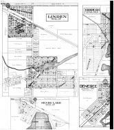 Linden, Silver Lake, Goodrich, Genesee, Richfield, Grand Blanc, Maplegrove - Left, Genesee County 1907 Microfilm